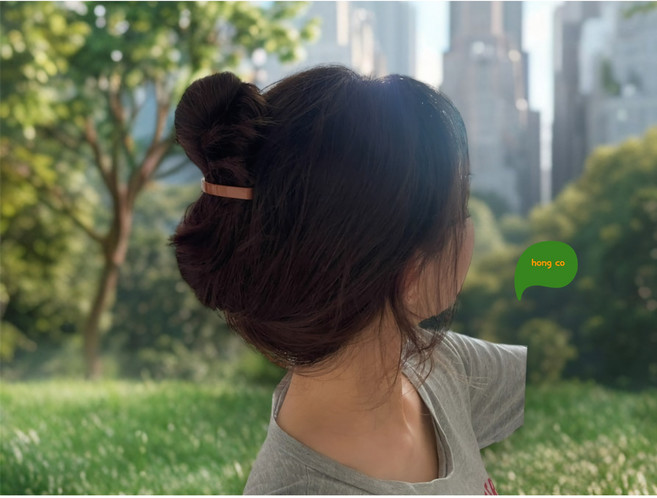 베이직 일자 6세트 헤어핀 걸핀 올림머리핀