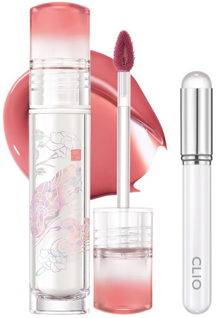 클리오 크리스탈 글램 틴트+립 브러쉬, 1개, 031 노을빛원앙베이지 [왕실에디션]