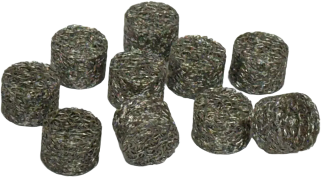 CORI 폼건 폼랜스 메탈거즈 스텐 거품 필터 버블망, 10개