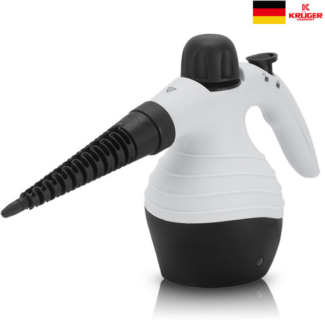 크루거 핸디형 스팀 청소기 KVC-A4801WST 살균 청소기, (흰색)