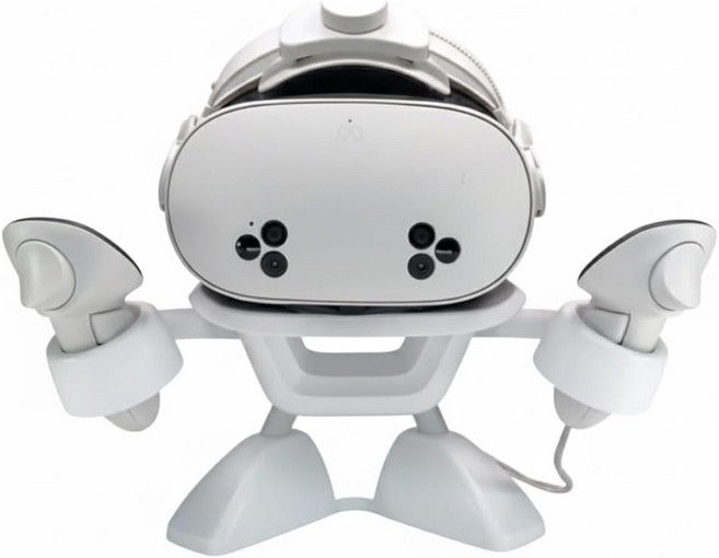 로봇 디자인 VR 헤드셋 스탠드 Meta Quest 3 2 Pro Vision Pro 호환 거치대, VR2