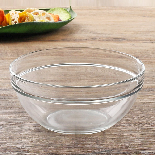 엠필러블 유리볼 6호 샐러드 소스 빙수 아이스크림 디저트 화채 요거트 시리얼 볼 그릇, 선택06-루미낙 엠필러볼 6호, 1개