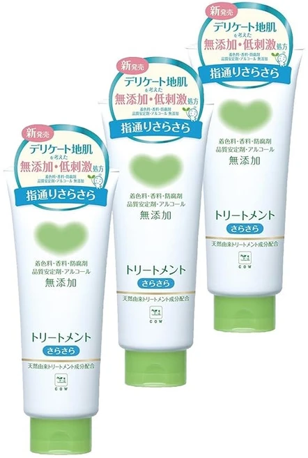 카우 무첨가 트리트먼트 보송보송 180g×3, 180g, 3개 - 쿠팡