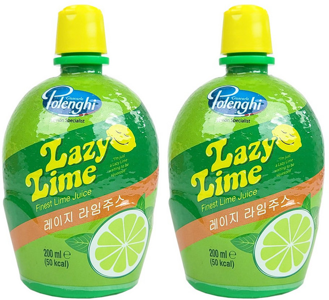 레이지 라임주스 라임즙 200ml, 2개