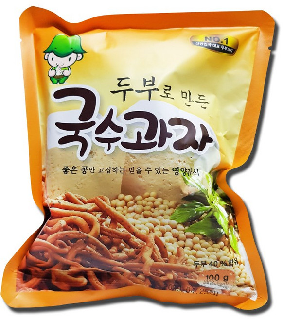 우쇼 국수과자 두부로 만들어 더욱 고소하고 담백한 과자, 100g, 1개