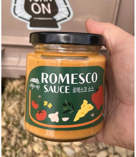 프리미엄 저당 로메스코소스180g 칼솟타다소스 문어뽈뽀소스, 1개, 180ml - 쿠팡