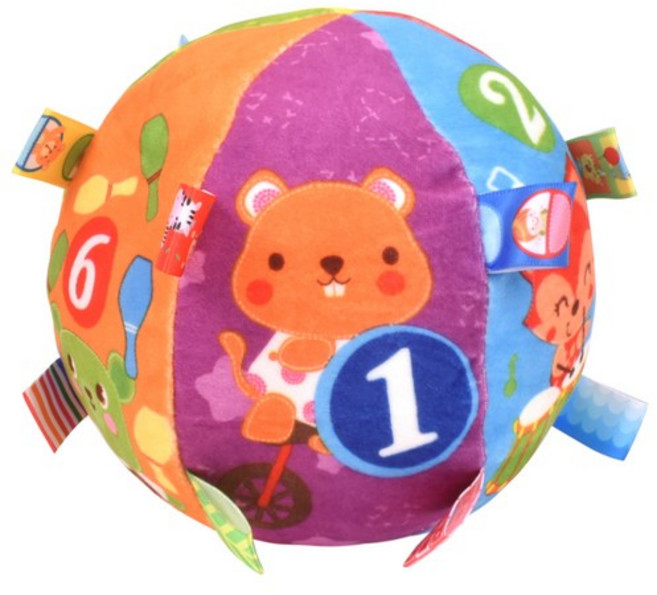 오즈토이 딸랑이 방울 헝겊공 촉감공, circus, 1개