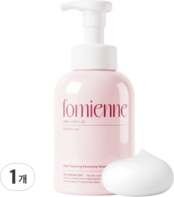 포미엔느 퓨어 포밍 페미닌 워시 여성청결제, 1개, 500ml