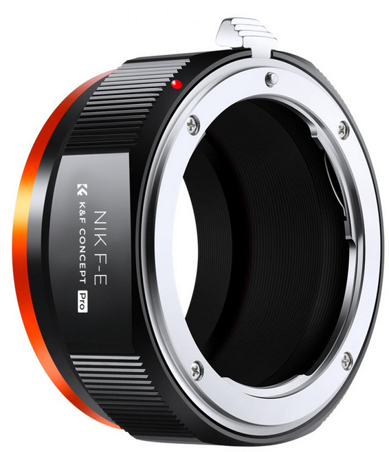 NIK F-E PRO _ Nikon F AI Lens - Sony E FE Body 용 K&F Concept 변환어뎁터, 1개