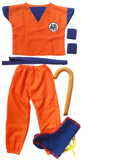 Uandhome 드래곤볼 6종세트 손오공 옷 코스프레 코스튬 할로윈의상 애니메이션 파티