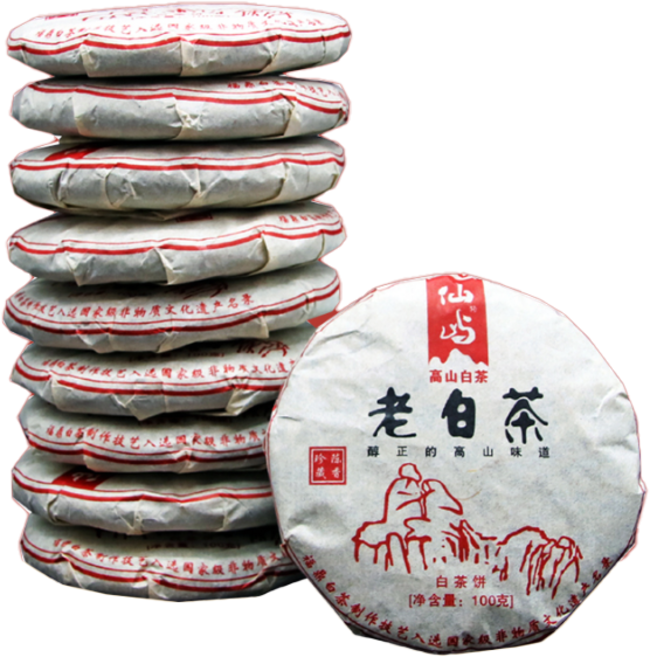 복정백차 2019년 수미 노백차 고산차 10편 총 1000g, 1개입