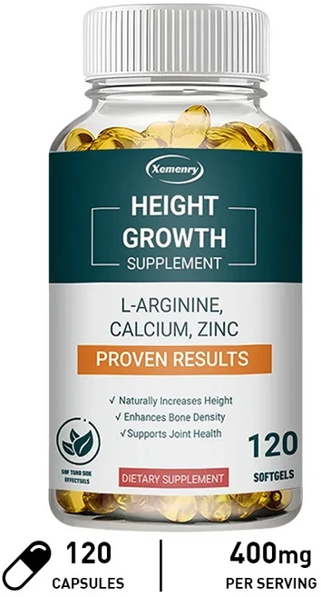 키성장 보조제 - 칼슘 비타민 D3 함유 어린이와 청소년의 건강한 발달과 자연적인 위해