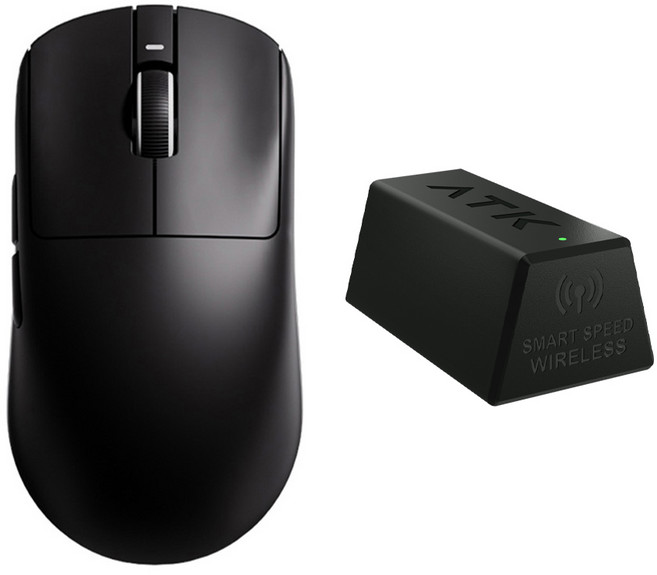 VXE R1 PRO 무선 잠자리 게이밍 마우스, 블랙, R1 PRO 마우스+4K 리시버