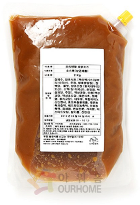 [먹깨비네] 아워홈 오리엔탈 파닭소스 2kg, 1개