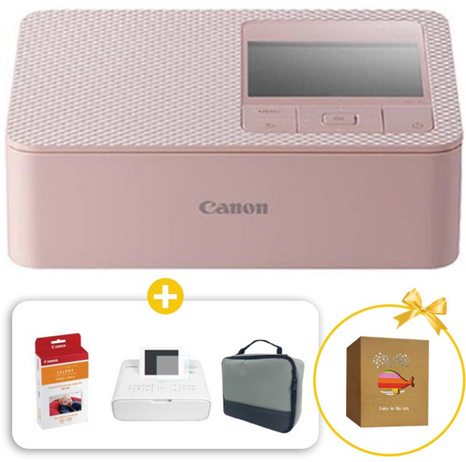 캐논 셀피 포토프린터 CP1500+RP-54+필름+파우치세트, CP1500+RP-54+필름+파우치 핑크