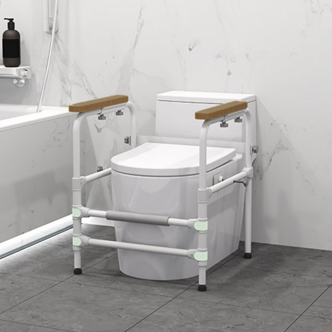 양변기 거치형 안전 손잡이 세비앙 접이식 구조 CSH-5000, 1개