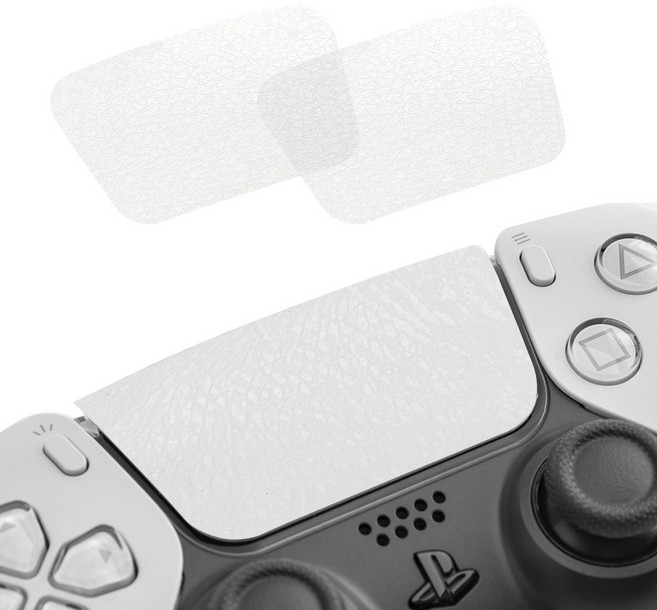 듀얼센스 보호필름 터치패드 카본필름 2매, 투명, 1세트, 듀얼센스 터치패드 카본필름