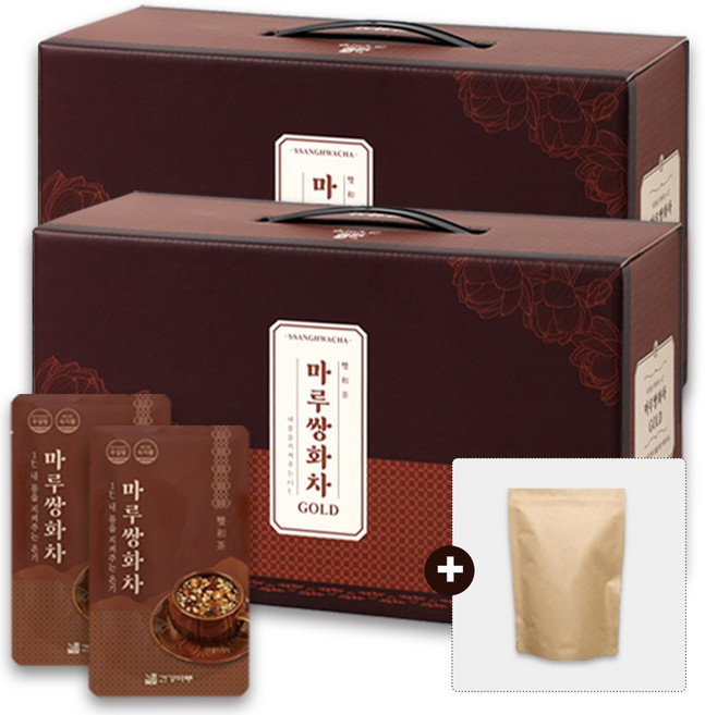 정읍 쌍화차 수제 한방차 100mLx25팩 명절 부모님 차선물세트 고명동봉, 2박스