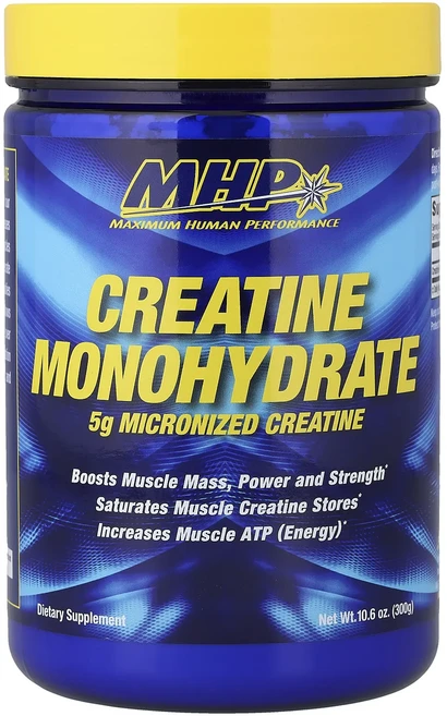 새해 건강을 선물하세요 MHP 크레아틴 모노하이드레이트 300g(10.6oz) 특별관리진행, MHP 크레아틴 모노하이드레이트 300g106oz, 300g, 1개 - 쿠팡