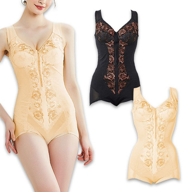 시스넬라 엘레강스지퍼올인원 1종 보정속옷 올인원속옷 바디쉐이퍼 똥배 뱃살보정