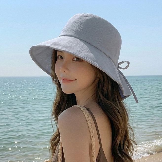 우하모 자외선차단 여성 벙거지모자 버킷햇