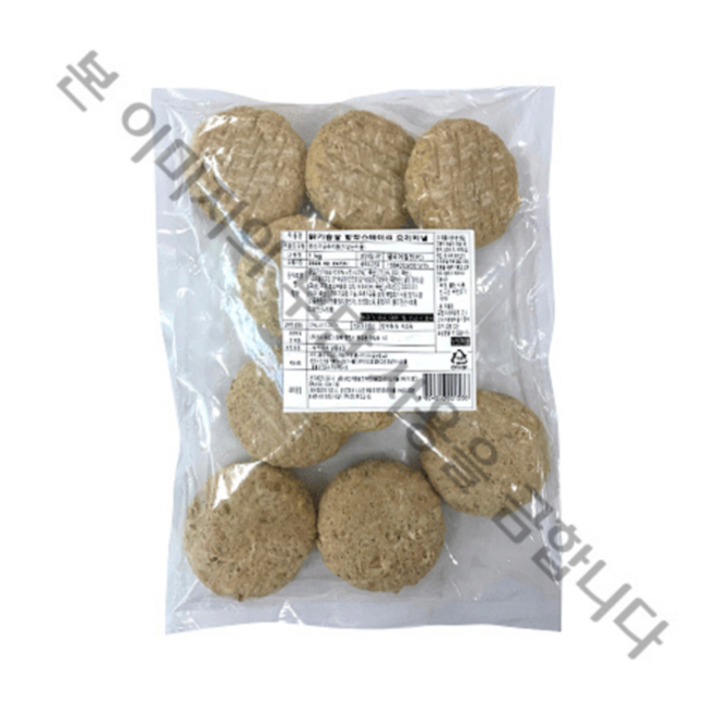 체리푸드 닭가슴살 함박스테이크 오리지널 1Kg, 1개