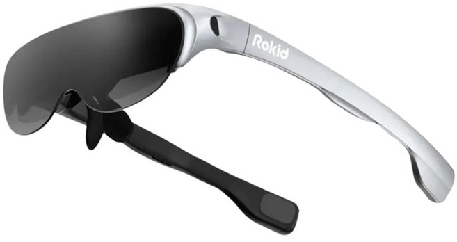 VR rokid air 3d ar 안경 접이식 스마트 안경 집에서 게임 플레이 연결 휴대 전화 개인 4k 거대한 스크린 시네마, 로키드 실버