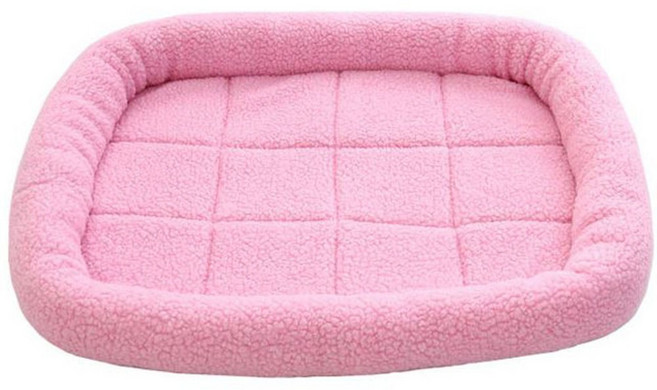 당일출발 펫붐 양털마약방석 쿠션, 핑크, 1개