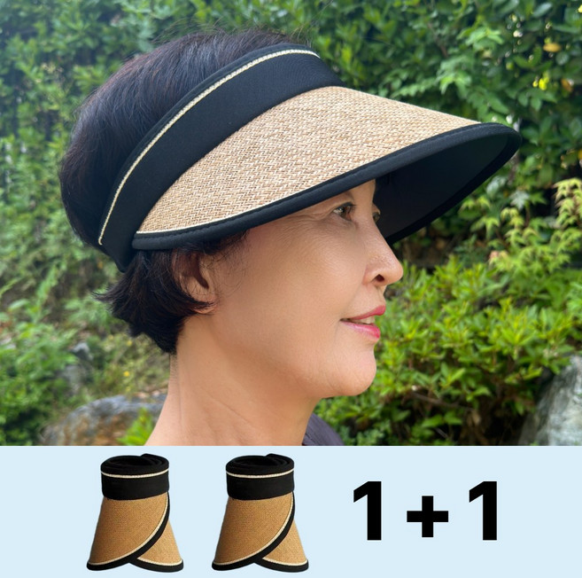 하이븐 싹가려 썬캡 돌돌이 모자