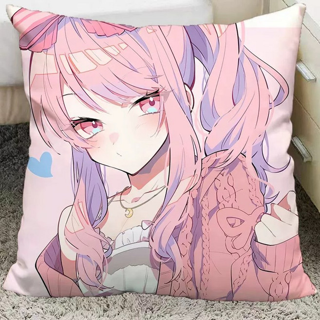 38종 프세카 아이난데스쿠션 아이난데스 굿즈 사각쿠션 인형 베개 누이 일러 카나데 미즈키 프로젝트 세카이 프로세카 굿즈 카나데 마후유 에나, 35x35센티 솜포함, 옵션3