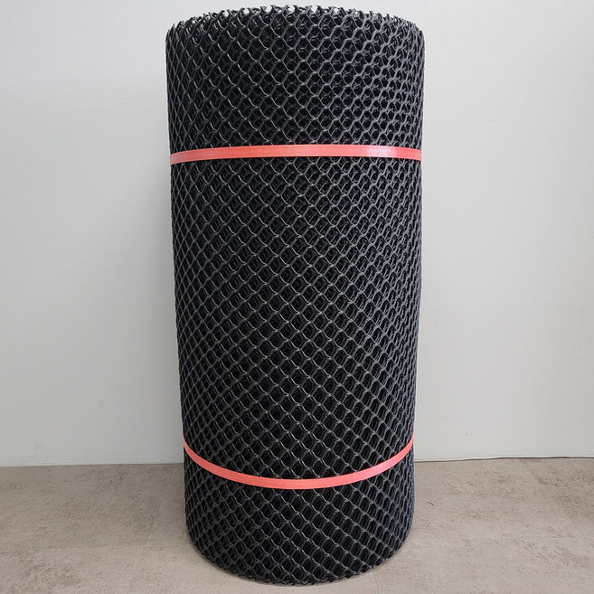 국산 플라스틱망 검정 흰색 대 1롤 PE망 울타리망, 1개, 흑색(대2), 1M X 40M