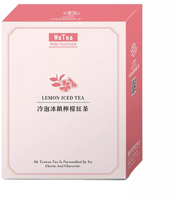 【歐可茶葉】WaTea冷泡冰鎮檸檬紅茶(8包盒), 1盒