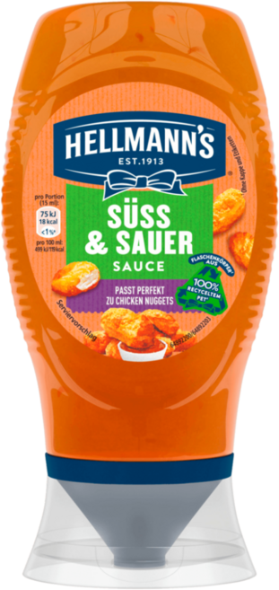 헬만스 Hellmanns 소스 스위트 앤 사워, 1개, 250ml