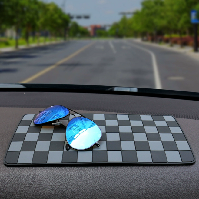 마스마 차량용 논슬립 미끄럼방지 패드, 블랙, 1개