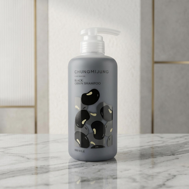 청미정 흑곡 샴푸 두피케어 딥클렌징 500ml, 1개