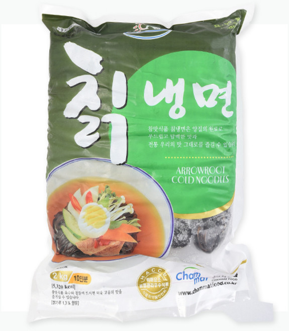푸드마을 칡냉면 2kg 냉면 사리, 1개