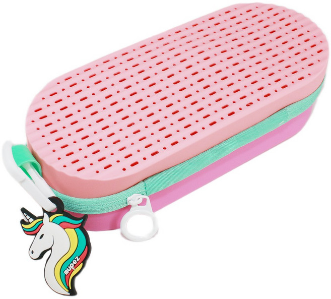 뮤페즈 실리콘 수경케이스 수경가방 수영용품 수영파우치, 핑크민트핑크, 1개