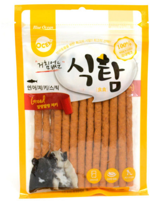 연어져키 150g x 10p 강아지 간식 져키 애견간식 반려견간식, 10개