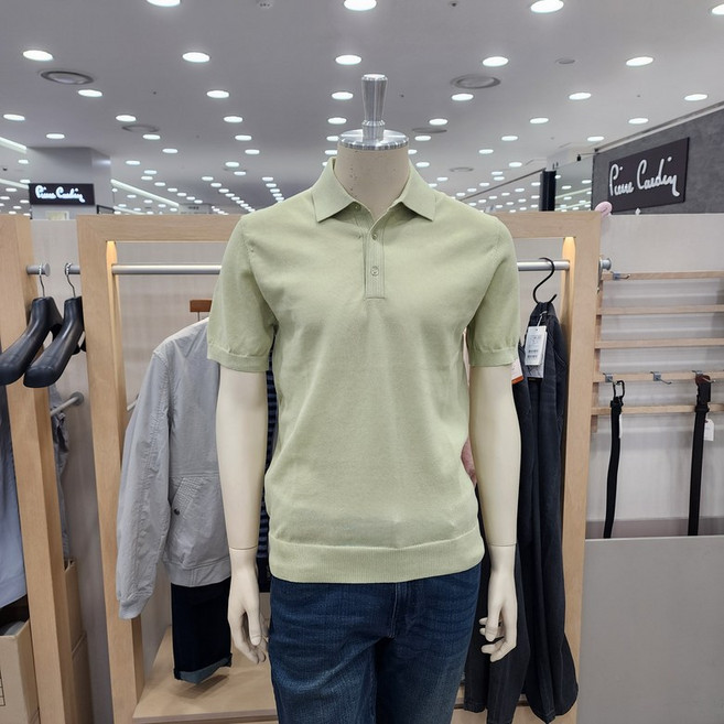 올젠 올젠 면혼방 베이직 카라니트/얇고 가벼운 원단/우수한 통기성 ZOF2ET1307_SC