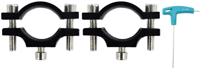 배달대행 오토바이 자석 충전거치대 미들암 마운트 고정 클램프 썬바이저 고정, 1세트