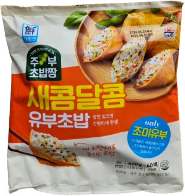 대림선 새콤달콤 유부초밥, 600g