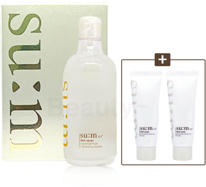 숨 스킨 세이버 에센셜 퓨어 클렌징 워터 기획 (+클렌징 폼 40ml 2개 증정), 1개