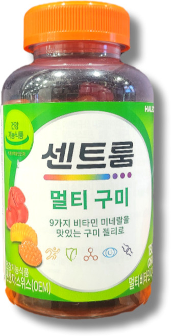 코스트코 센트룸 멀티구미 아이부터 어른까지 온 가족 건강비타민, 130정, 1개