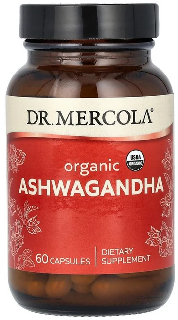 Dr. Mercola 유기농 아슈와간다 캡슐 60정(캡슐 1정당 400mg) Mercola (닥터 머콜라), 1개, 60정 - 쿠팡