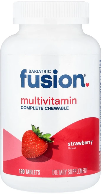 Bariatric Fusion 바리아트릭 퓨전 멀티비타민 스트로베리 120 태블릿 종합비타민 영양제, Bariatric Fusion 바리아트릭 퓨전 멀티비타, 1개, 120정 - 쿠팡