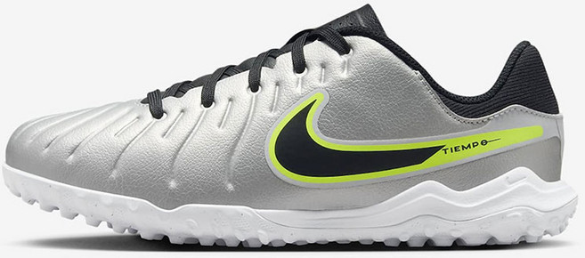나이키 쥬니어 키즈 풋살화 티엠포 레전드 10 아카데미 TF 실버