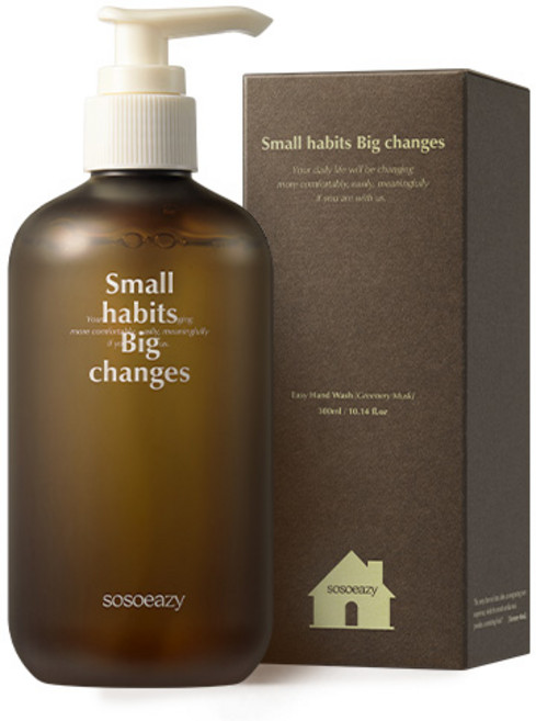 소소이지 모이스처 퍼퓸 핸드워시 그리너리 머스크, 1개, 300ml