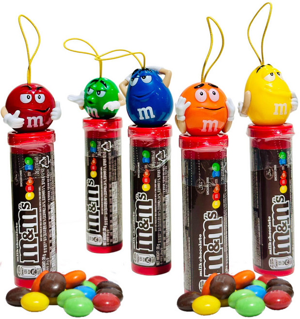 튜브 토퍼 랜덤 엠앤엠즈 밀크 휴대용, 4개, 28g