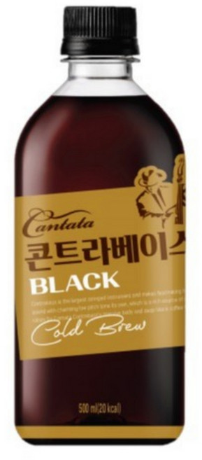 칸타타콘트라베이스 블랙, 500ml, 24개