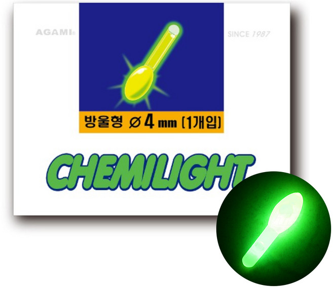 아가미 방울형 야간 케미(4mm/젤타입), 1개